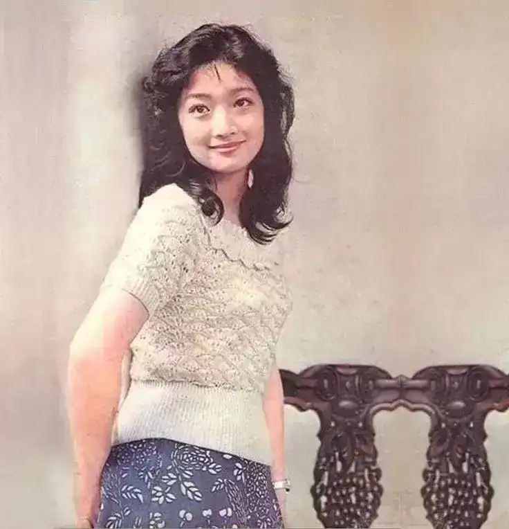 老照片：1980年代女影星张闽