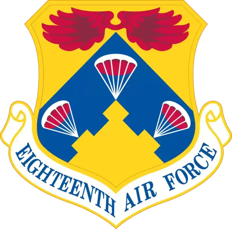 美国空军各部队标志：空军第18军