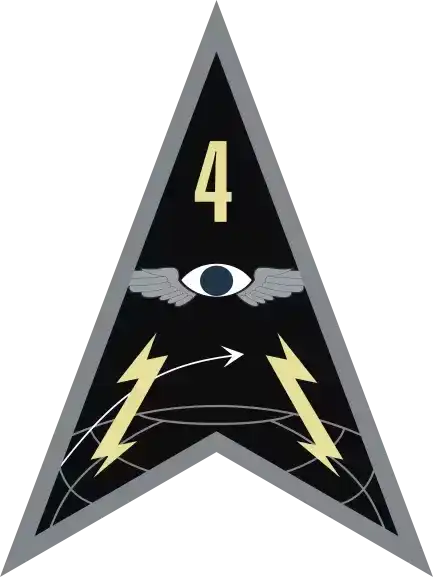 美国太空部队标志：三角翼部队4——6