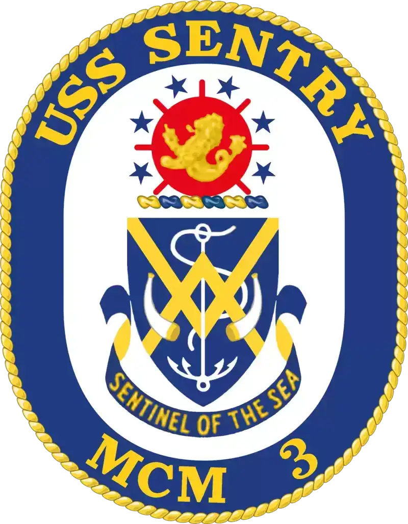美国海军的标志：扫雷舰