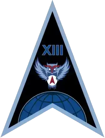 美国太空军标志：三角翼第13、第30、第31部队