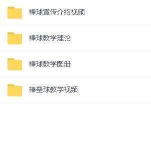 棒球,全套视频教程学习资料通过百度云网盘下载 