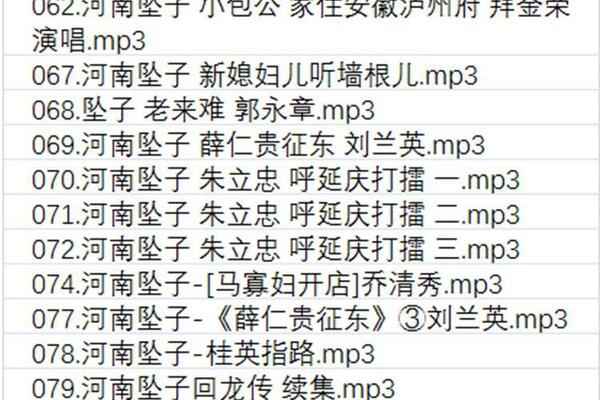 河南坠子大全视频_河南坠子戏全集mp3下载,全套视频教程学习资料通过百度云网盘下载 