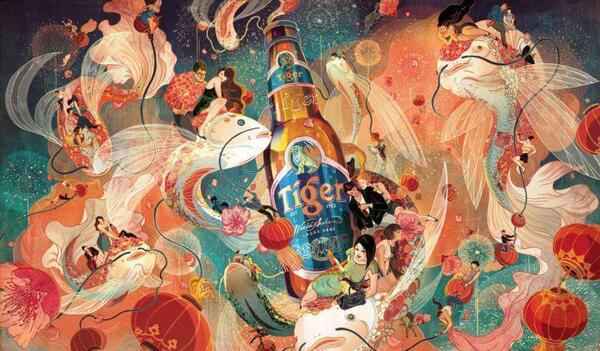 福布斯艺术榜最年轻的得主之一，中国风插画视觉盛宴！