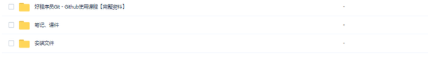 好程序员Git – Github使用课程【完整资料】,全套视频教程学习资料通过百度云网盘下载 