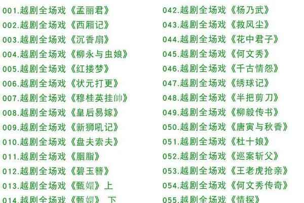 3985部越剧全集mp3音频高清视频全剧合集打包下载,全套视频教程学习资料通过百度云网盘下载 