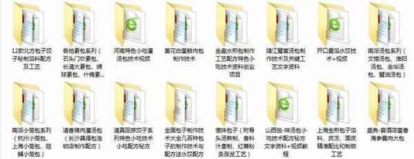 煎包、汤包、水饺做法,全套视频教程学习资料通过百度云网盘下载 