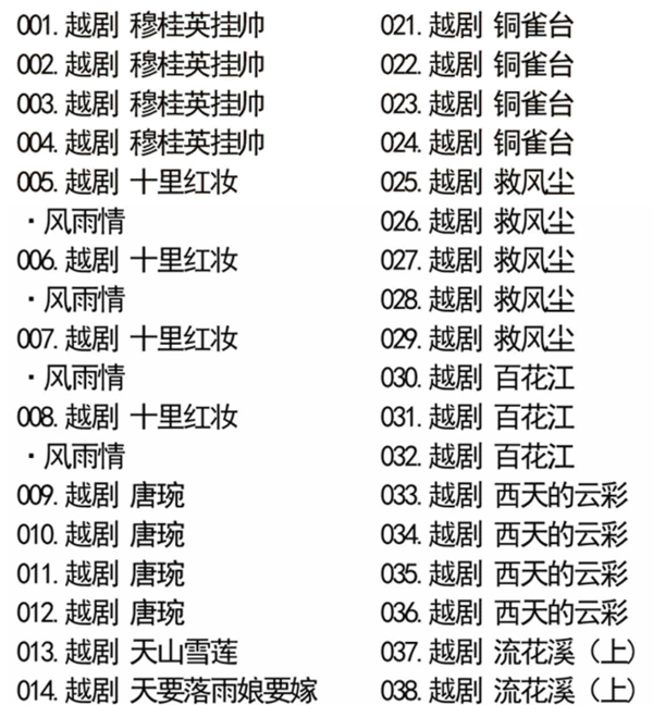 3985部越剧全集mp3音频高清视频全剧合集打包下载,全套视频教程学习资料通过百度云网盘下载 