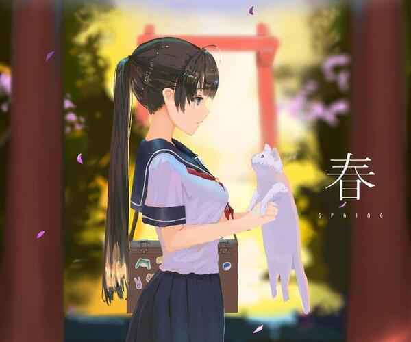 P站插画师Wolf flower作品图片欣赏，P站ID26604429