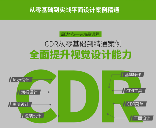 CDR教程_coreldraw视频教程合集打包下载,全套视频教程学习资料通过百度云网盘下载 