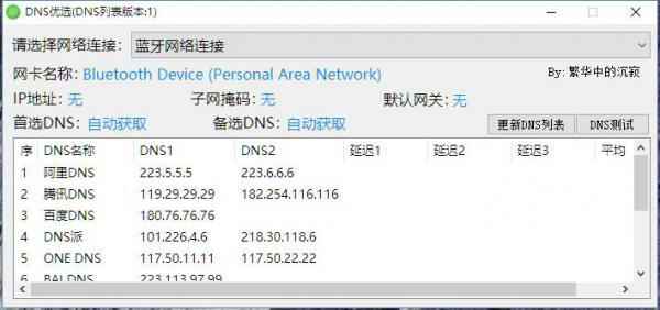 DNS优选 挑选最合适的DNS服务器