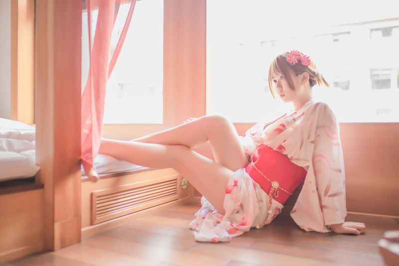 福利美图 Yoko宅夏Cos-妹汤物语和服