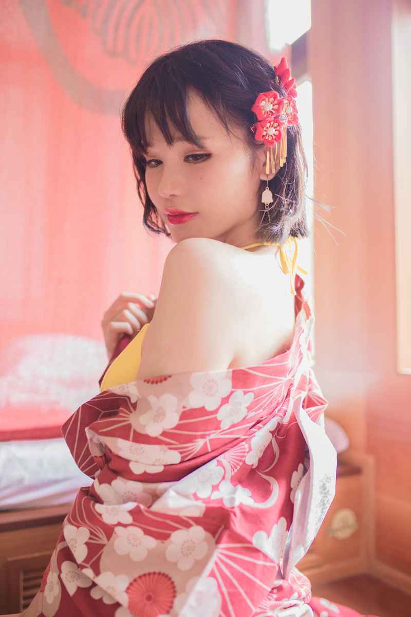 福利美图 Yoko宅夏Cos-妹汤物语和服