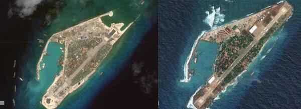 南沙南威岛现状如何？中国停止吹沙造岛后，越南仍然造岛不止！