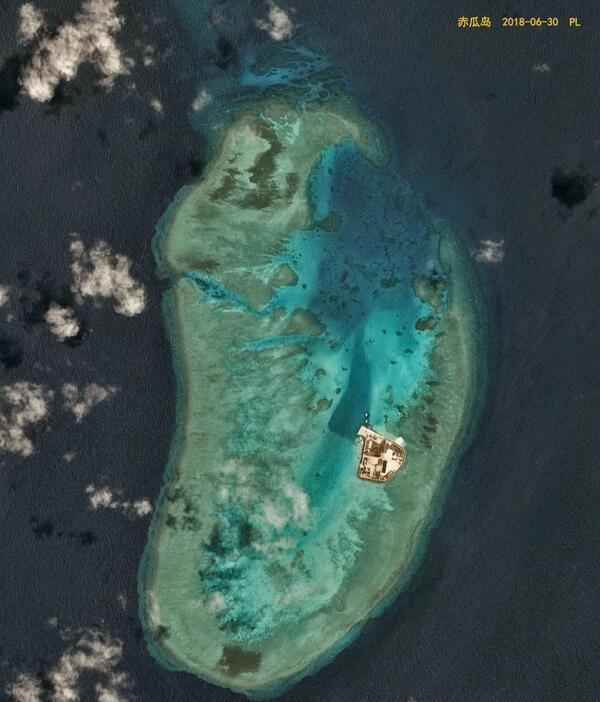 南沙海战过去30多年了，英雄礁——赤瓜礁现在怎么样了？