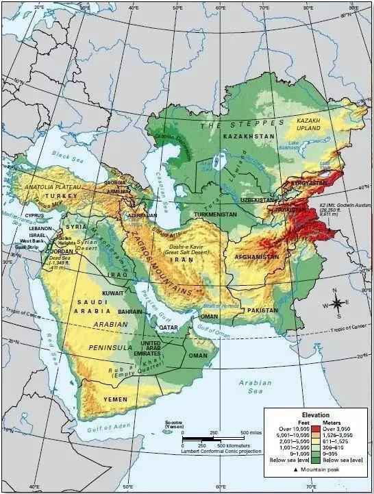 伊朗地图|伊朗国家地理简介