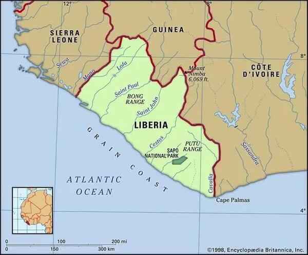 利比里亚-一个美国黑人返回非洲建立的混乱国家