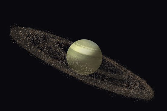 土星环的暗带是怎么形成的？