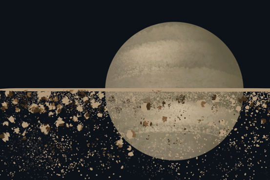 土星环的暗带是怎么形成的？