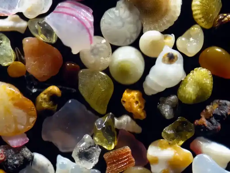 涨姿势：显微镜下的沙粒，一个你从未见过的绚丽世界