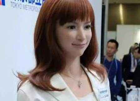 日本高科技智能机器人,外形堪比真人美女