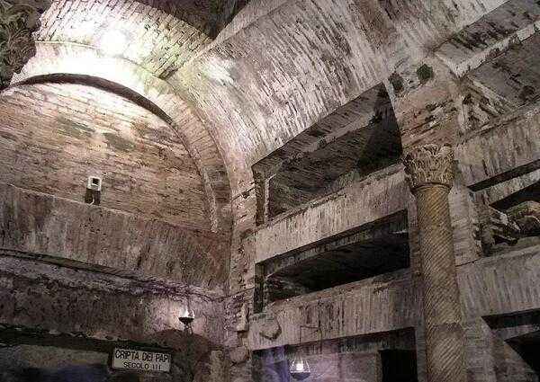 古罗马地下墓穴 探秘罗马地下墓室圣彼得