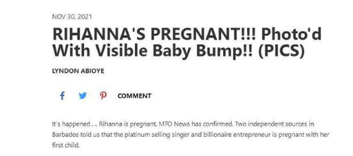 曝rihanna蕾哈娜怀孕 孩子爸爸是嘻哈歌手A$AP Rocky