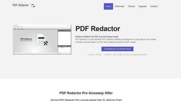 PDFRedactor专业版免费激活码 PDF文档保护工具 截止2月15日